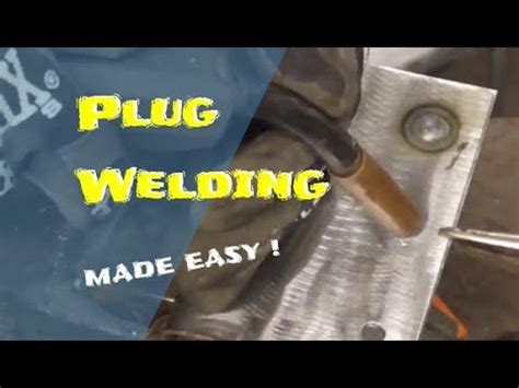 how to plug weld sheet metal|plug weld size chart.